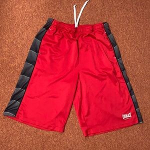Red EVERLAST SPORT gym shorts